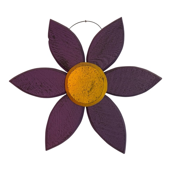 Other - Wooden Flower Wall Decor